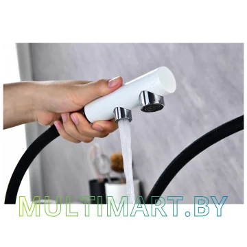 Смеситель Paulmark Serpentine Se213222-431 (белый матовый) картинка 8